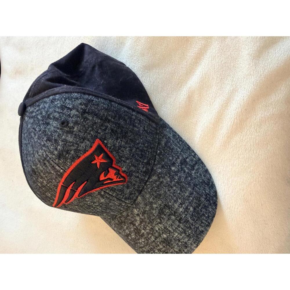47 Brand New England Patriots NFL Hat Mens Adjustable Grey Black Curved Brim Cap